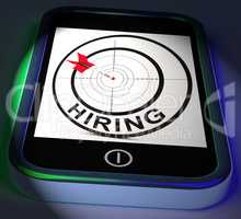 Hiring Smartphone Displays Online Recruitment For Job Position