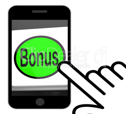 Bonus Button Displays Extra Gift Or Gratuity Online