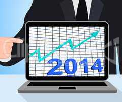 Twenty Fourteen Graph Chart Displays Increase In 2014