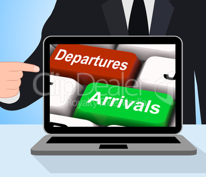 Departures Arrivals Keys Displays Travel And Vacation