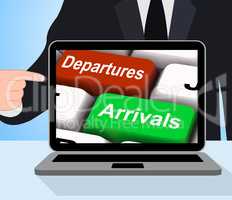 Departures Arrivals Keys Displays Travel And Vacation