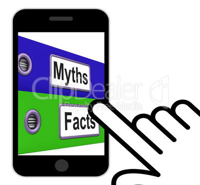 Myths Facts Folders Displays Factual And Untrue Information