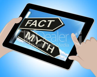 Fact Myth Tablet Means Correct Or Incorrect Information