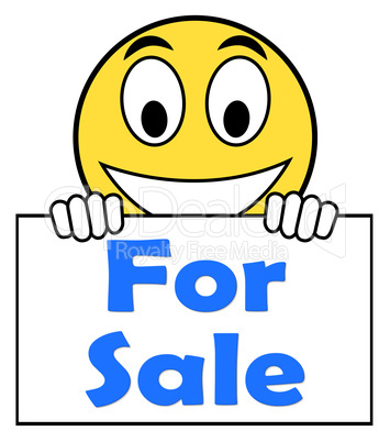 For Sale On Sign Means Purchasable Available To Buy Or On Offer