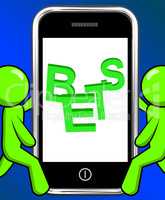 Bets On Phone Displays Online Or Internet Gambling
