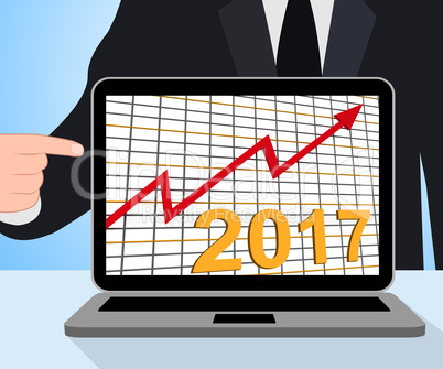 Twenty Seventeen Graph Chart Displays Increase In 2017