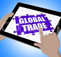 Global Trade Tablet Shows Web International Business