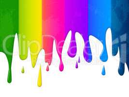 Copyspace Color Represents Paint Colors And Colorful