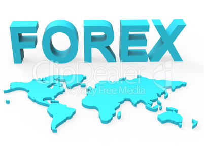 World Forex Indicates Worldwide Trading And Currency