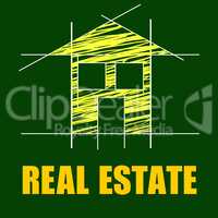 Real Estate Means On The Market And Apartment