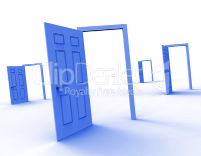 Doors Choice Means Doorway Alternative And Decide
