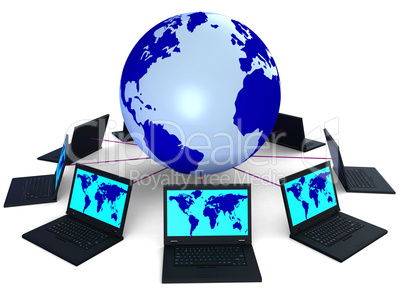 Network Global Means Technology Monitor And Pc