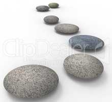 Spa Stones Indicates Love Not War And Balance