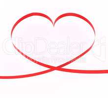 Heart Copyspace Shows Valentine's Day And Affection