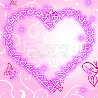 Copyspace Background Indicates Valentine Day And Backdrop