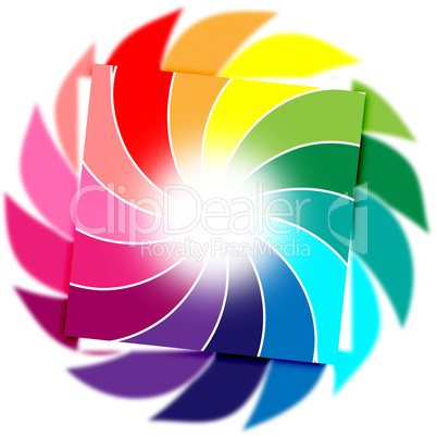 Color Background Means Whirl Whirling And Colourful
