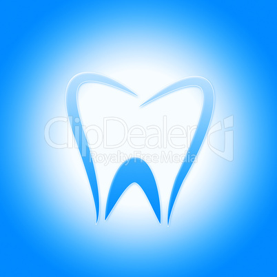 Tooth Icon Represents Dentist Icons And Root