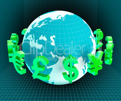 Dollars Forex Indicates Foreign Exchange And European