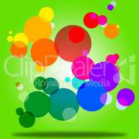 Color Background Indicates Circles Bubble And Orb