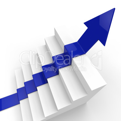 Arrow Growth Represents Succeed Prevail And Improve
