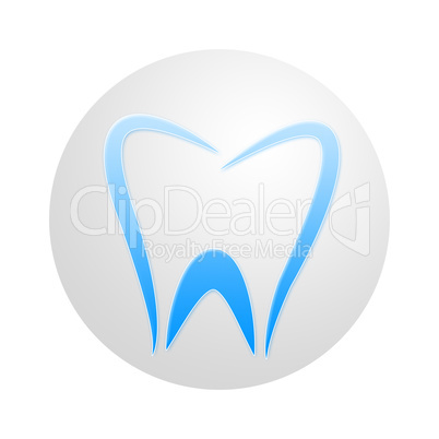 Tooth Icon Represents Dentist Icons And Dentistry