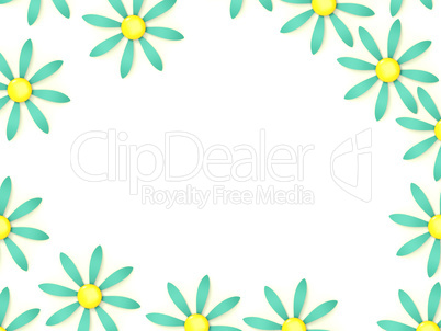 Floral Copyspace Indicates Bloom Blank And Florals