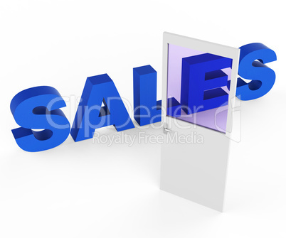 Sales Door Represents Doorways E-Commerce And Doorframe
