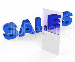 Sales Door Represents Doorways E-Commerce And Doorframe