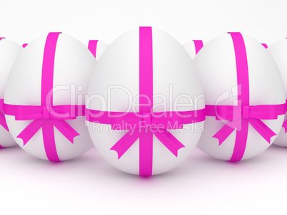 Easter Eggs Represents Background Backdrop And Abstract