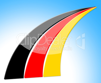 Flag Germany Represents Nation Deutch And Nationality