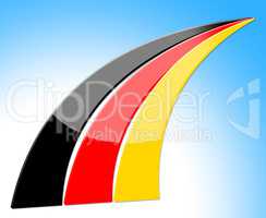 Flag Germany Represents Nation Deutch And Nationality