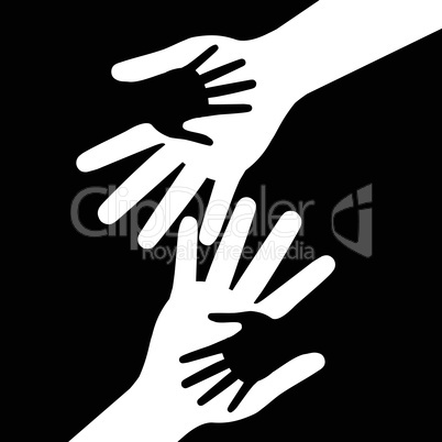 Holding Hands Indicates Black Together And Kid