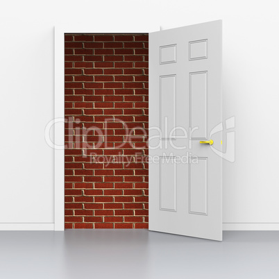 Doors Doorway Shows Overcome Problems And Barrier