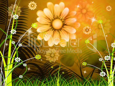Copyspace Background Means Green Grass And Abstract