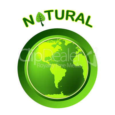 Natural Nature Shows Planet Green And Rural