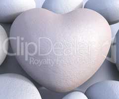 Spa Stones Means Valentine Day And Calmness