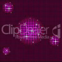 Sphere Pink Indicates High Tech And Abstract