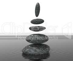 Spa Stones Means Serenity Wellness And Spirituality