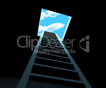 Escape Ladder Means Being Free And Climbing