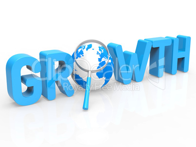 Financial Growth Represents Develop Expansion And Increase