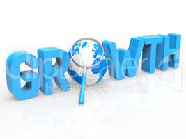 Financial Growth Represents Develop Expansion And Increase