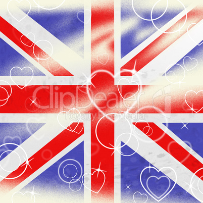 Union Jack Means United Kingdom And Britain