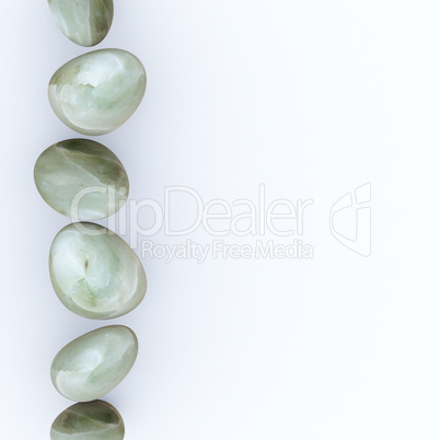 Spa Stones Indicates Blank Space And Copy