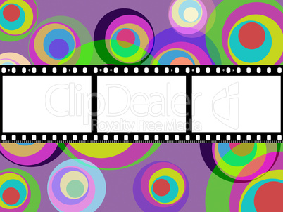 Filmstrip Copyspace Indicates Color Colour And Multicoloured