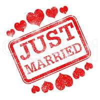 Just Married Means Tenderness Devotion And Wed
