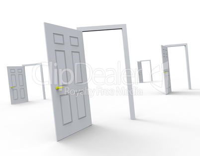 Doors Choice Represents Doorway Doorframe And Doorways
