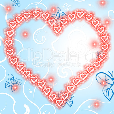 Background Copyspace Indicates Valentine Day And Affection