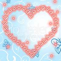 Background Copyspace Indicates Valentine Day And Affection