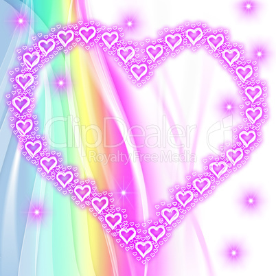 Background Heart Represents Valentines Day And Backgrounds