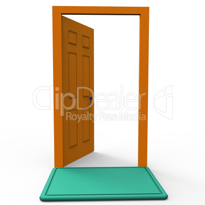 House Doorway Means Doorways Household And Residence